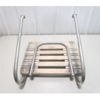 Marine Boat Teak Wood Swim Platform 19 3/4" x 15 1/2" with 1 Step Ladder