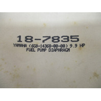 18-7835 Outboard Fuel Pump Diaphragm Replacement for 9.9 HP Yamaha 6G8-14368-00-00