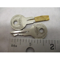 0501814 501814 OMC Ignition Switch Key Set 77-65 for Evinrude Johnson Outboards