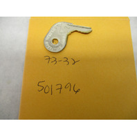 0501796 501796 OMC Ignition Switch Key 73-32 Evinrude Johnson Outboards
