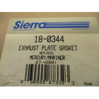18-0344 27-48801 Exhaust Plate Gasket for Mercury Vintage Outboard