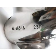 16548A46 Laser II Mercury Stainless Steel Prop 13 3/4 X 23 Pitch RH 150 HP & Up
