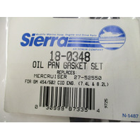 18-0348 27-52550 Oil Pan Gasket Set for Mercruiser GM V8 Stern Drive Engines