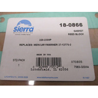 18-0866 27-127752 Reed Block Gasket for Mercury Mariner 220/225 HP Outboards