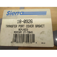 18-0926 27-73645 Transfer Port Cover Gasket Mercury Mariner 75-85 HP Outboards