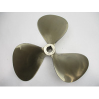 Michigan 18 X 21P 3 Blade Dyna-Jet Cupped Nibral LH 1 1/4" Bore Inboard Prop