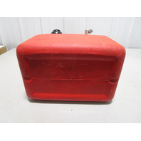 Chilton Outboard Plastic Red Remote Portable Marine Gas Tank 6.6 Gallons