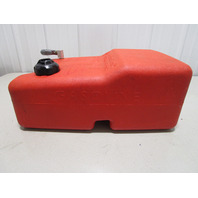 Chilton Outboard Plastic Red Remote Portable Marine Gas Tank 6.6 Gallons