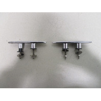 Bayliner Capri Boat 6" Cleat Rope Tie Down Chrome (Set of 2)
