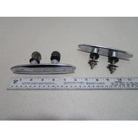 Bayliner Capri Boat 6" Cleat Rope Tie Down Chrome (Set of 2)