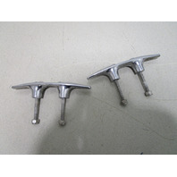 Bayliner Capri Boat 6" Cleat Rope Tie Down Chrome (Set of 2)