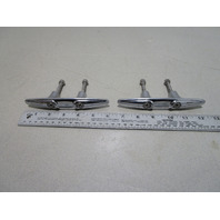 Bayliner Capri Boat 6" Cleat Rope Tie Down Chrome (Set of 2)