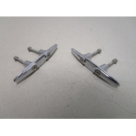 Bayliner Capri Boat 6" Cleat Rope Tie Down Chrome (Set of 2)