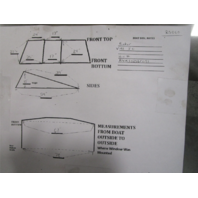 1991 Rinker 181 I.O. Boat Windshield Window Walk Through 67" Wide