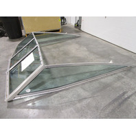 1986 Sea Ray Seville Bowrider Marine Boat Windshield Walk Through Window 67"