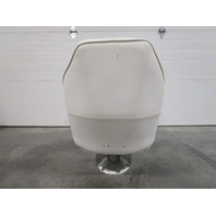 Captains Chair Pedestal Seat Marine Boat Off White 30.5" x 24 1/4"