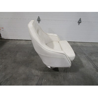 Captains Chair Pedestal Seat Marine Boat Off White 30.5" x 24 1/4"