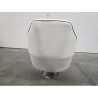 Captains Chair Pedestal Seat Marine Boat Off White 30.5" x 24 1/4"