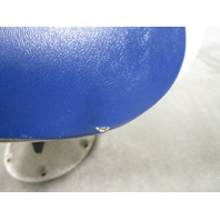 Sea Ray Boat Marine Padded Folding Fishing Seat Chair Blue/White 30.5" x 18"