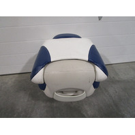 Sea Ray Boat Marine Padded Folding Fishing Seat Chair Blue/White 30.5" x 18"