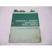 262840 1973 OMC Evinrude Johnson 35 HP Snowmobile Parts Catalog E2035RC J35-203RCE