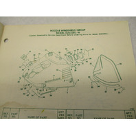 262840 1973 OMC Evinrude Johnson 35 HP Snowmobile Parts Catalog E2035RC J35-203RCE