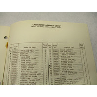263957 1975 Evinrude Johnson 35, 45 HP Snowmobile Parts Catalog E255RC J265RC