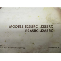 263957 1975 Evinrude Johnson 35, 45 HP Snowmobile Parts Catalog E255RC J265RC