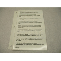 90-879187003 2008 Wiring Diagram Mercury 115-175 OptiMax 2000 Analog & Digital