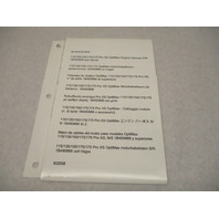 90-879187006 2008 Wiring Diagram Mercury 115-175 Pro XS OptiMax Engine Harness