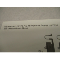 90-879187006 2008 Wiring Diagram Mercury 115-175 Pro XS OptiMax Engine Harness