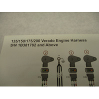 90-879263006 2008 Wiring Diagram Mercury Marine 135-200 Verado Engine Harness