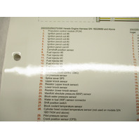90-879264002 2008 Wiring Diagram Mercury Marine 200-300 Verado Engine Harness