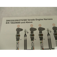90-879264002 2008 Wiring Diagram Mercury Marine 200-300 Verado Engine Harness