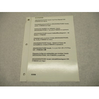 90-879264006 2008 Wiring Diagram Mercury Marine 200-300 Verado Fuel Flow