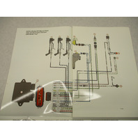 90-899696001 Manual Tiller Handle Harness Diagram Mercury 25/30 EFI 4-Stroke 2006