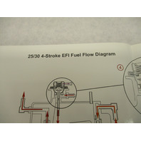 90-899696006 6/06 Fuel Flow Diagram for Mercury 25/30 EFI 4-Stroke 2006