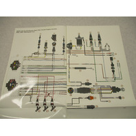 90-899697001 Tiller Handle Harness Diagram Mercury 30/40 EFI 4-Stroke 2002-2004