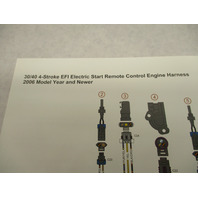 90-899697009 Control Engine Harness Diagram Mercury 30/40 EFI 4-Stroke 2006-07