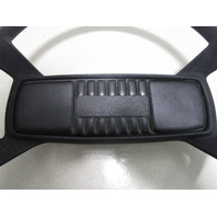 Vintage 1970's Yarcraft Marine Boat Black Plastic Steering Wheel 13.5"