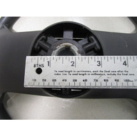 Vintage 1970's Yarcraft Marine Boat Black Plastic Steering Wheel 13.5"