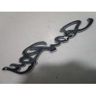 Sea Ray Script Boat Emblem Plaque Chrome Plastic 12 3/4" Long