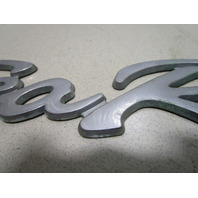 Sea Ray Script Boat Emblem Plaque Chrome Plastic 12 3/4" Long
