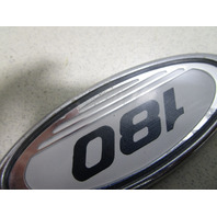 Sea Ray Boat Oval 180 Model Emblem Plaque Set Plastic 4" Long