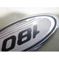 Sea Ray Boat Oval 180 Model Emblem Plaque Set Plastic 4" Long