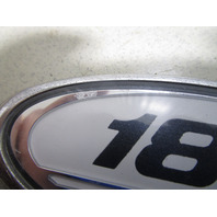 Sea Ray Boat Oval 180 Model Emblem Plaque Set Plastic 4" Long