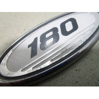 Sea Ray Boat Oval 180 Model Emblem Plaque Set Plastic 4" Long
