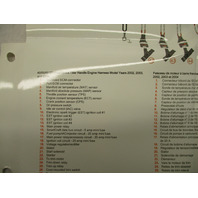 90-879191001 Tiller Handle Harness Diagram Mercury 40-60 EFI 4-Stroke 2002-2004
