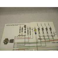 90-879191001 Tiller Handle Harness Diagram Mercury 40-60 EFI 4-Stroke 2002-2004