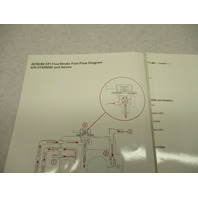 90-879191005 11/07 Fuel Flow Diagram for Mercury 40/50/60 EFI 4-Stroke